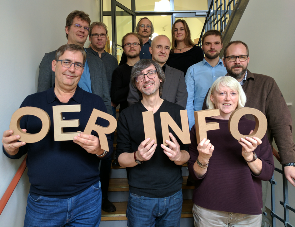 Das Team der Informationsstelle OER. Foto: Sonja Borski, CC BY 4.0