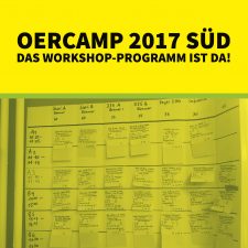 Das OERcamp 2017 Süd Workshop Programm ist da!