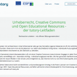 Screenshot tutory.de, nicht unter einer freien Lizenz.