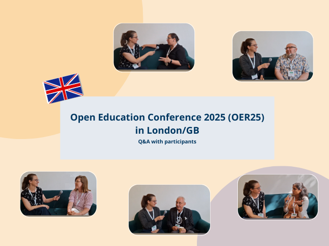 Hellorangener Hintergrund, Screenshots aus den Videos in kleinen Kacheln,