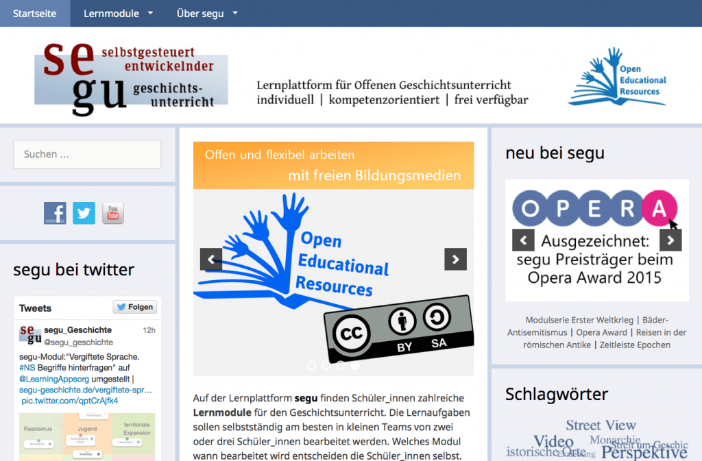 Screenshot von segu-geschichte.de (nicht unter freier Lizenz)
