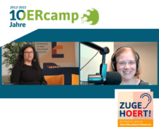 Thumbnail des Videomitschnitt vom Podcast zugehOERt 090 auf dem OERcamp mit Chahira Nouira und Kristina Höppner